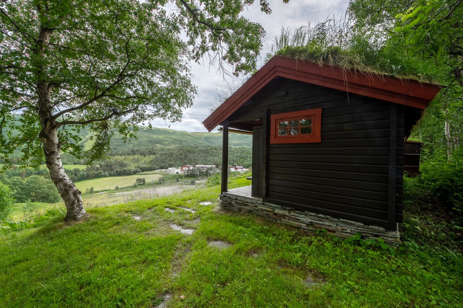 Tomten er på 503 kvm. Galleribilde