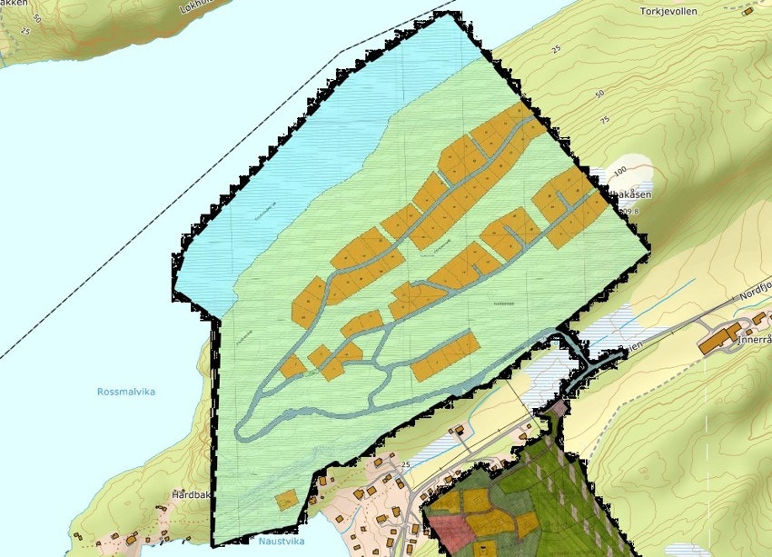 Harbakkåsen Reguleringskart Galleribilde