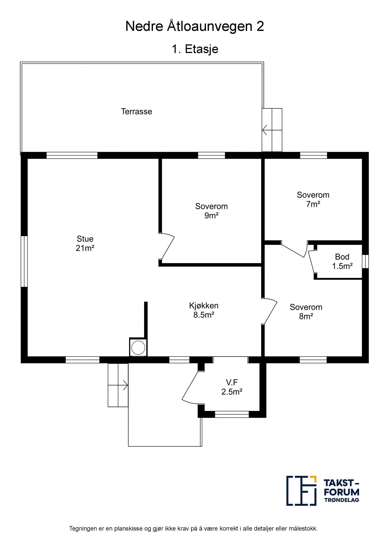 Planskisse. Galleribilde