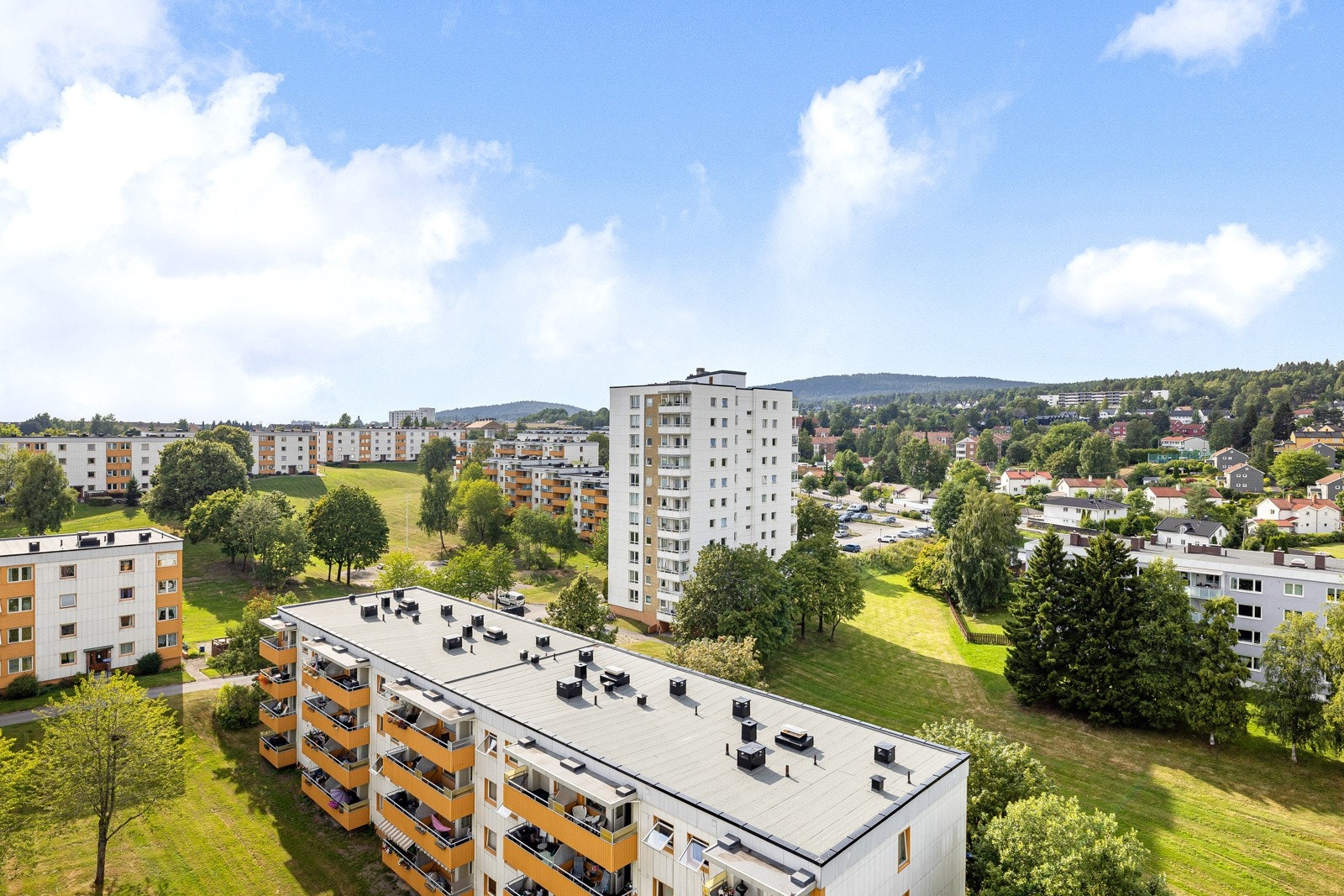 Utsikt fra 10. etg. Galleribilde