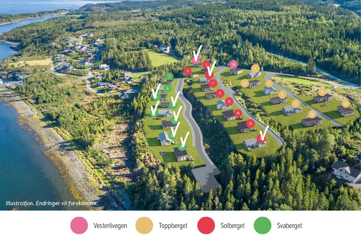 9 solgte!. Meld din interesse for dette spennende tomtefeltet nå! Galleribilde