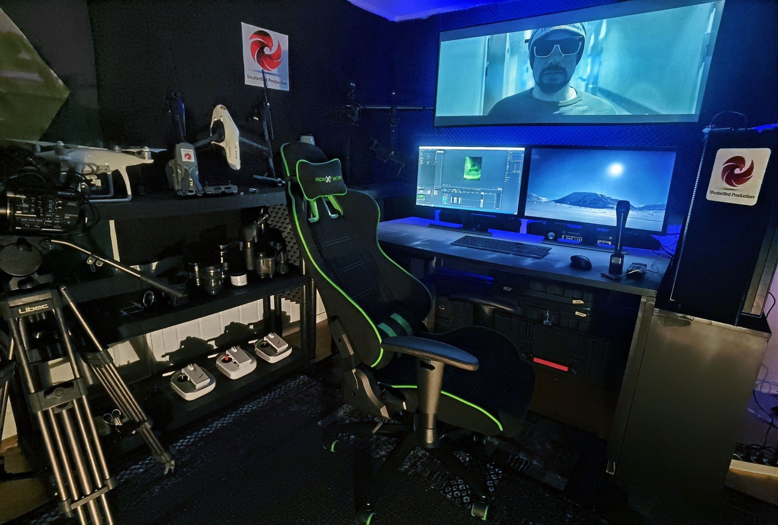 Soverom/arbeidsrom. Privat bilde Galleribilde