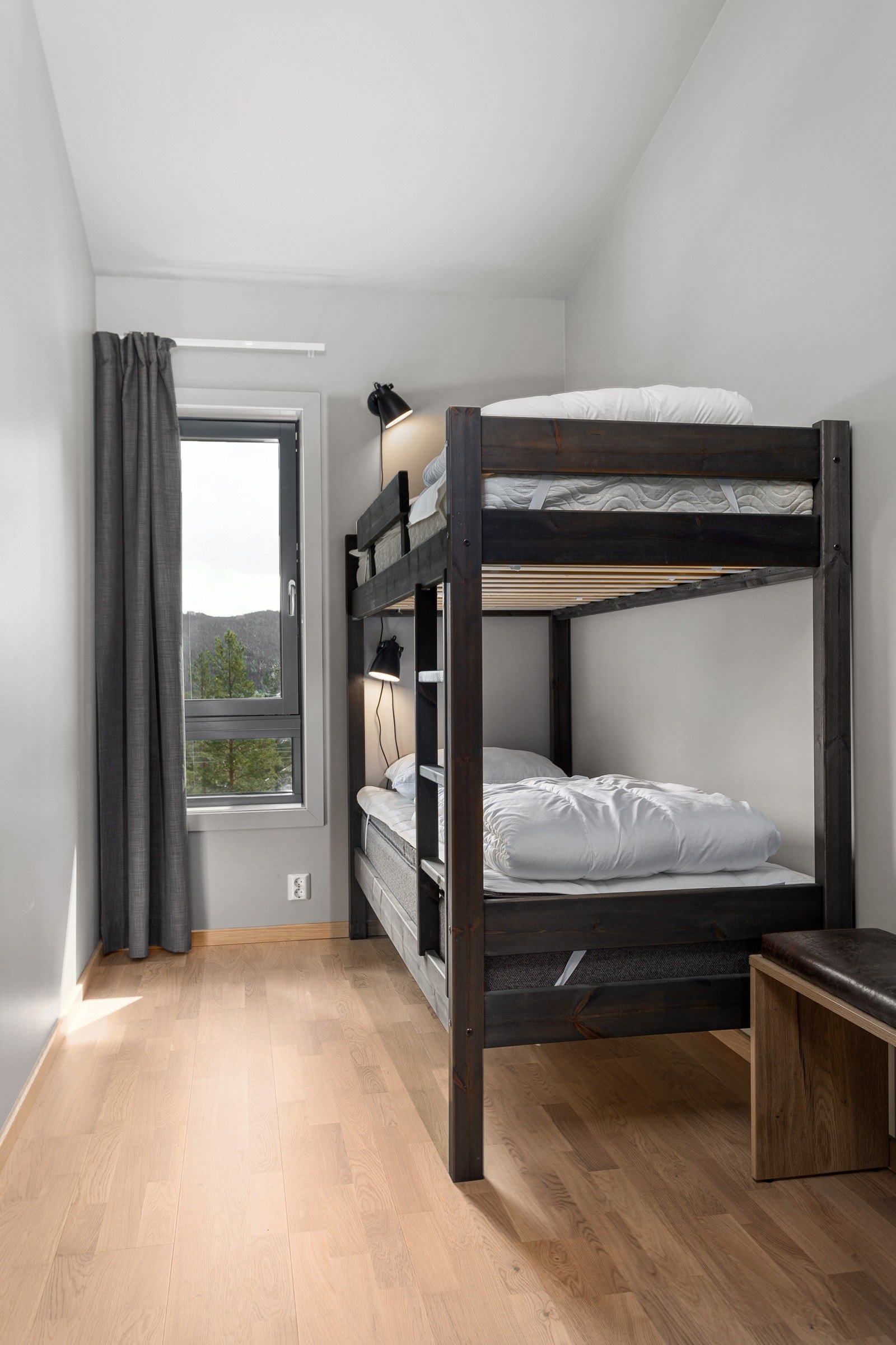 Soverom 2 er innredet med køyeseng. Galleribilde