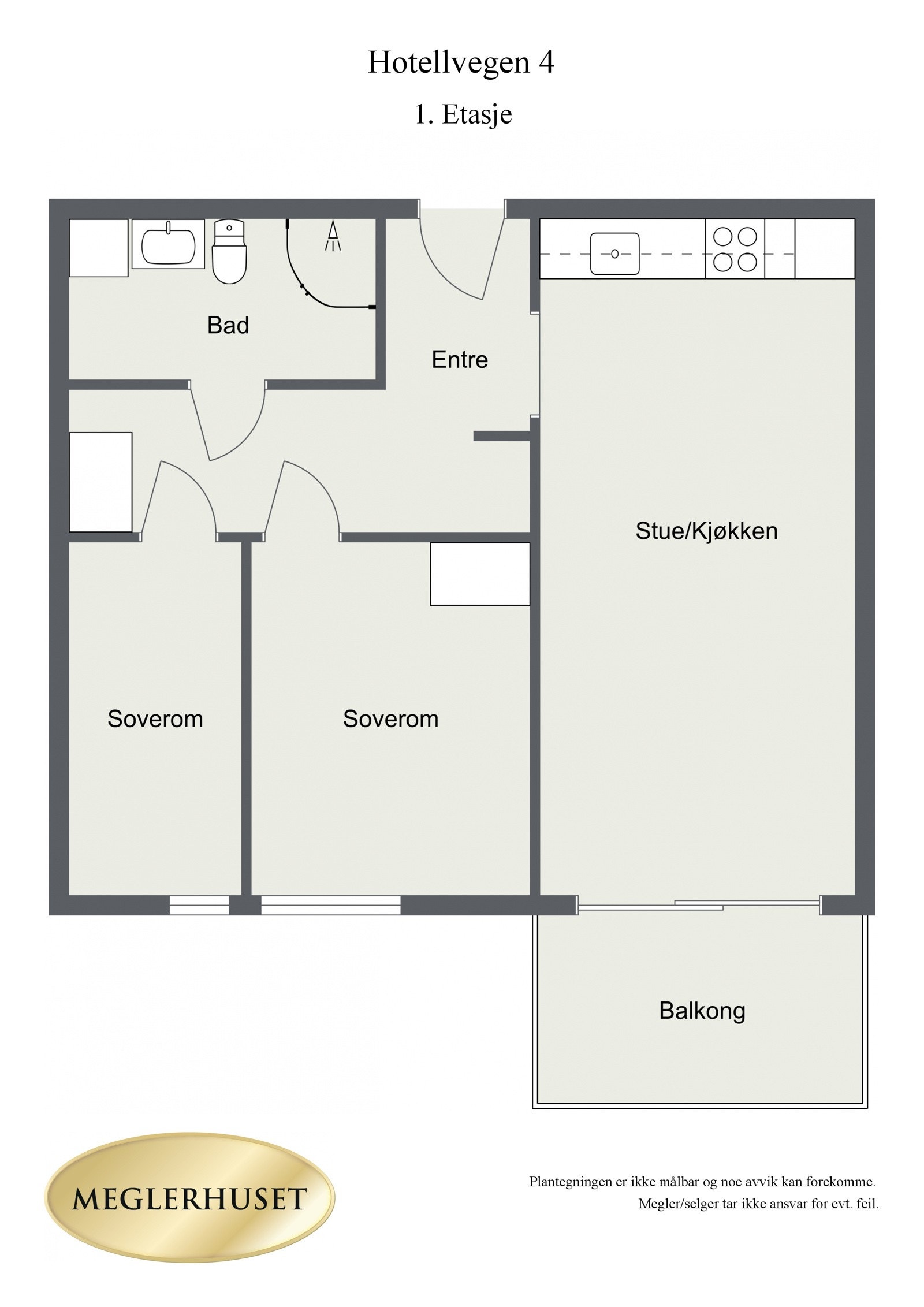 Plantegning 2D. Galleribilde