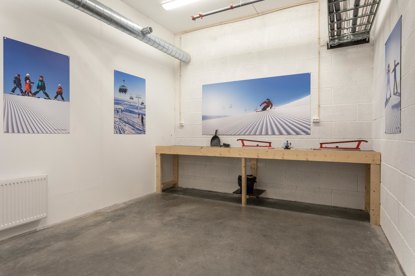 Som eier av leiligheten har man tilgang til smørebod og sykkelverksted. Galleribilde