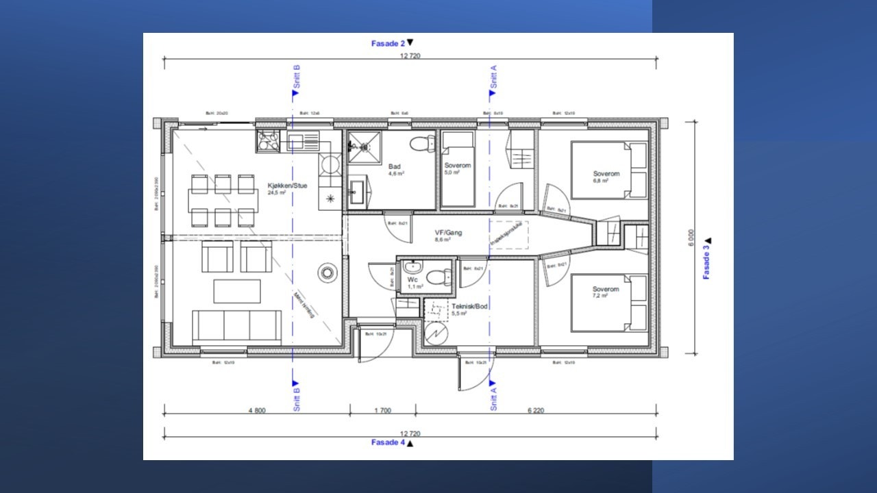 Smart og effektiv planløsning Galleribilde