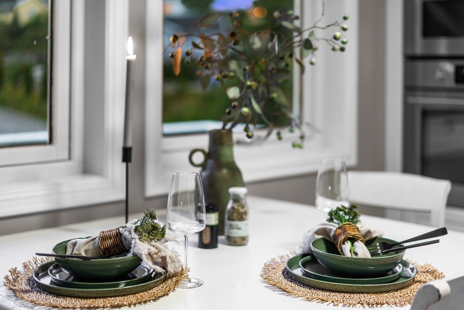 Detalj spiseplass. Galleribilde