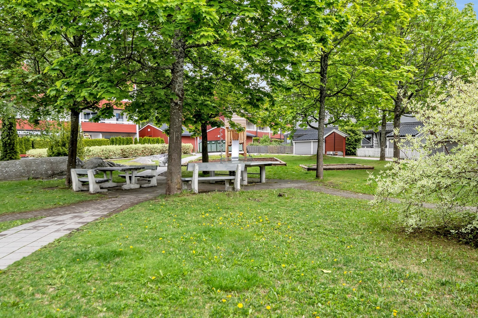 Fellesareal rett utenfor leiligheten. Galleribilde