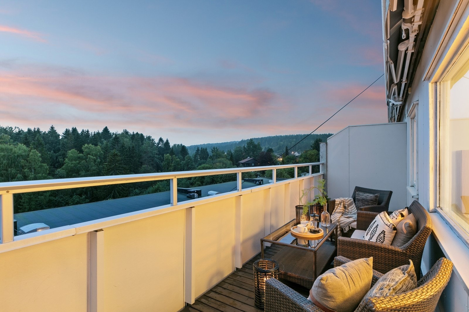 Her kan både morgenene og kvelden nytes. Galleribilde