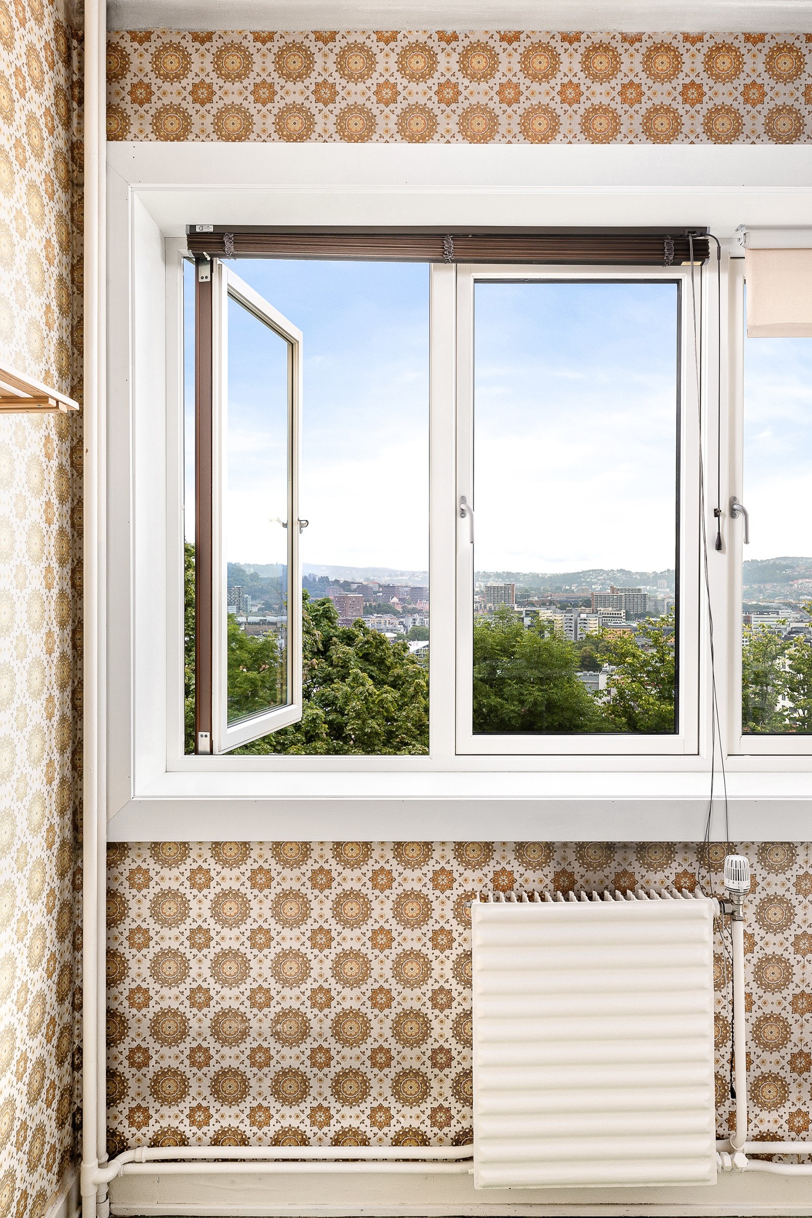 Se for deg å våkne til denne elleville usikten over Oslo by Galleribilde