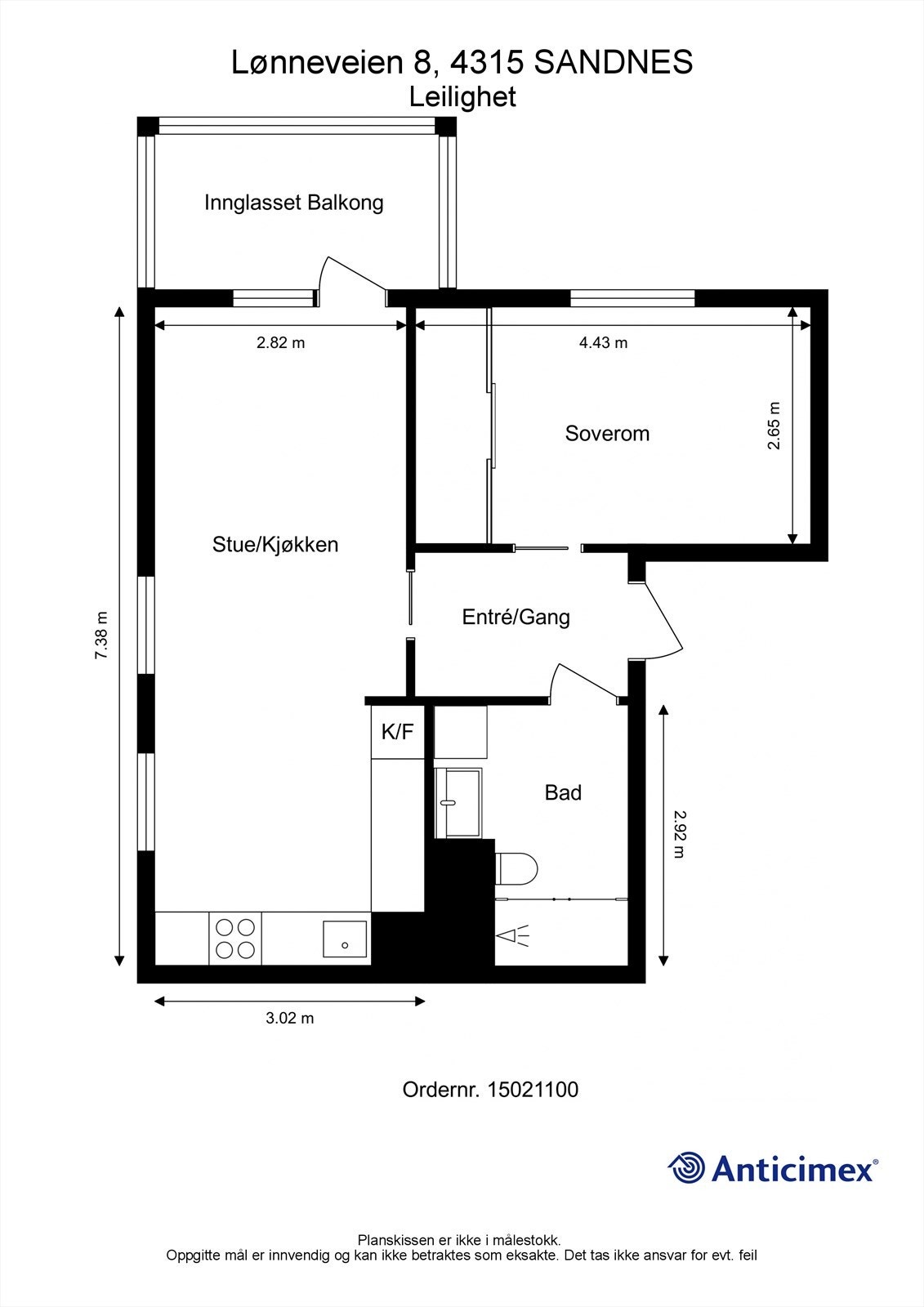 Plantegning Galleribilde