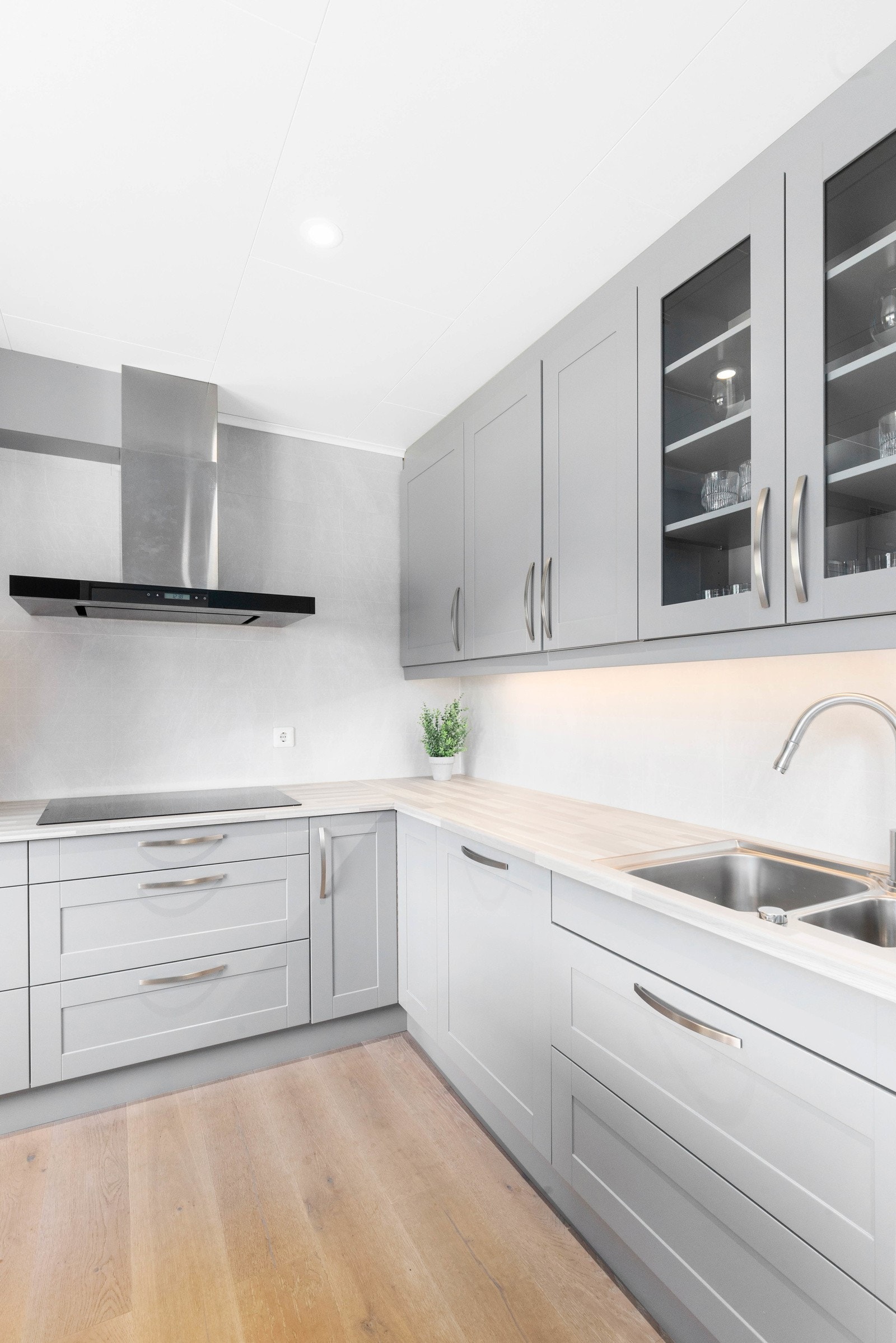 Her ligger alt til rette for god matlaging Galleribilde