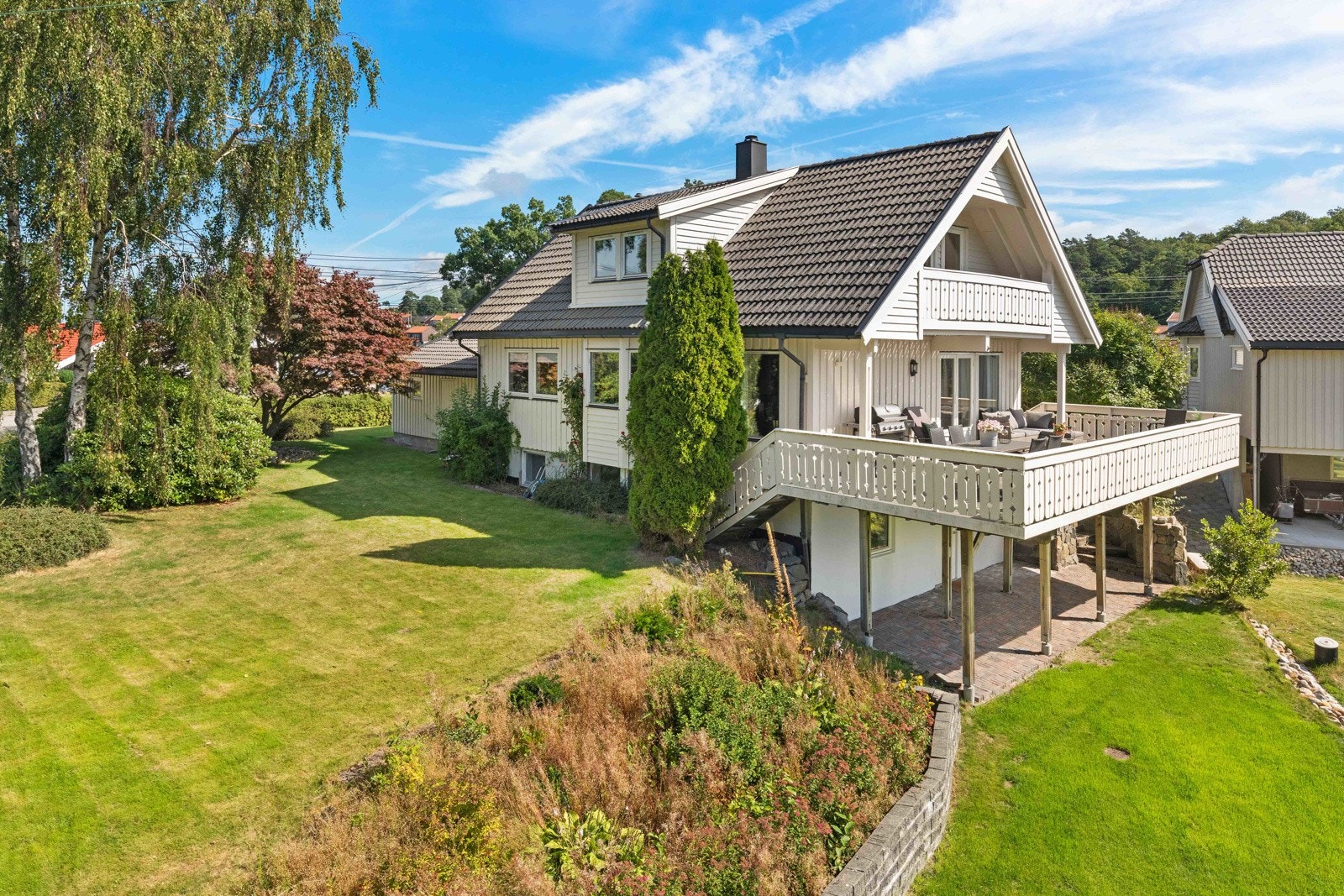 Fasade med hagen Galleribilde