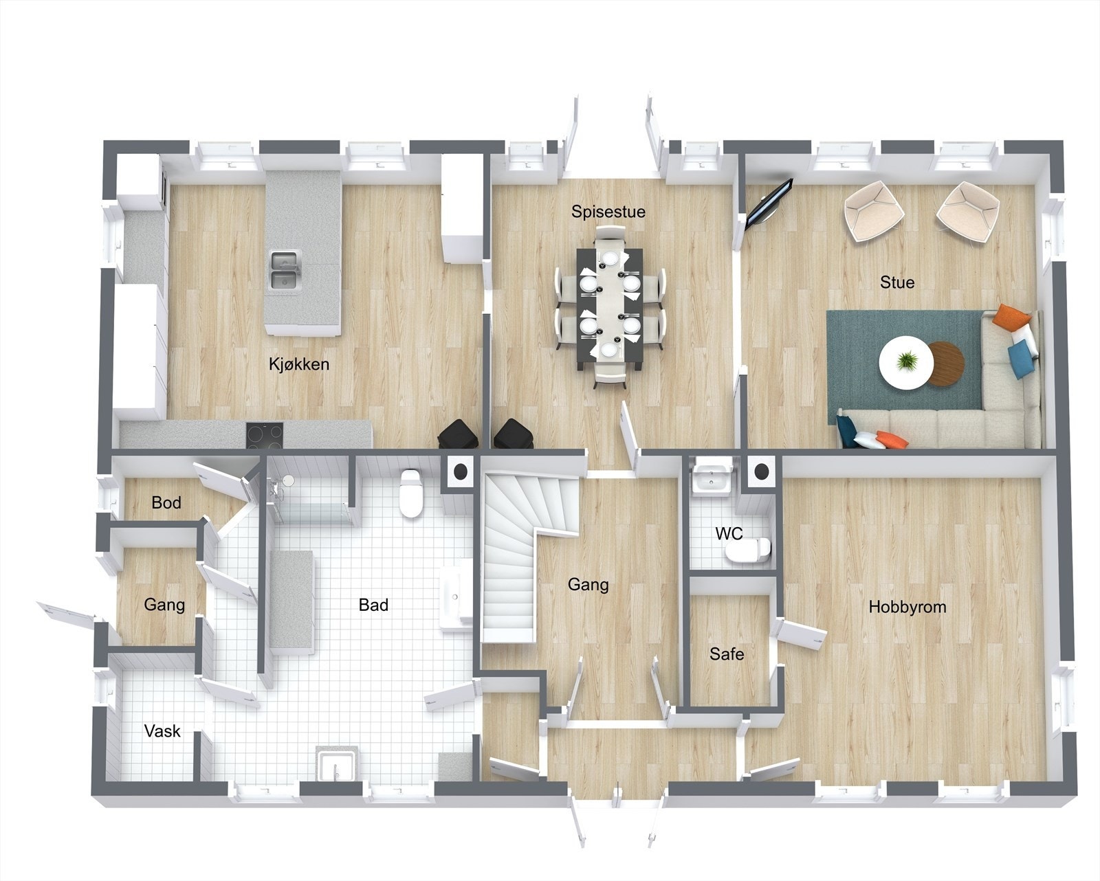 3D 1. etg. Galleribilde