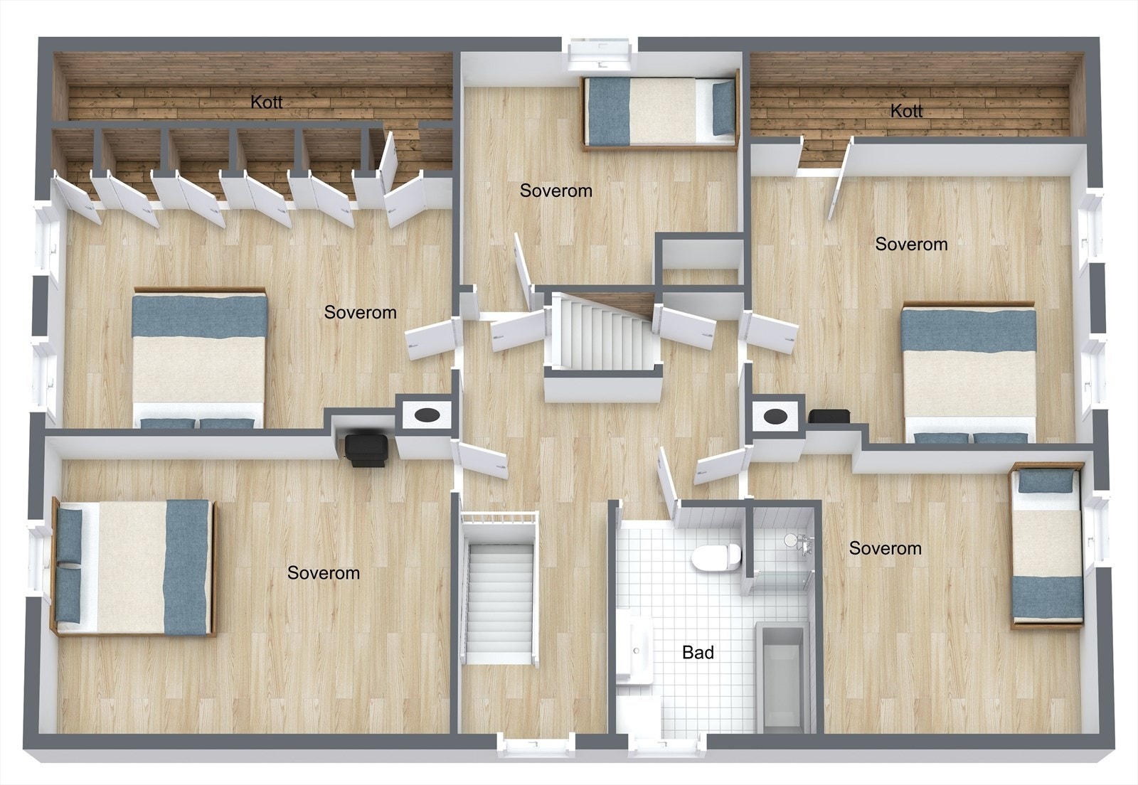 3D 2. etg. Galleribilde