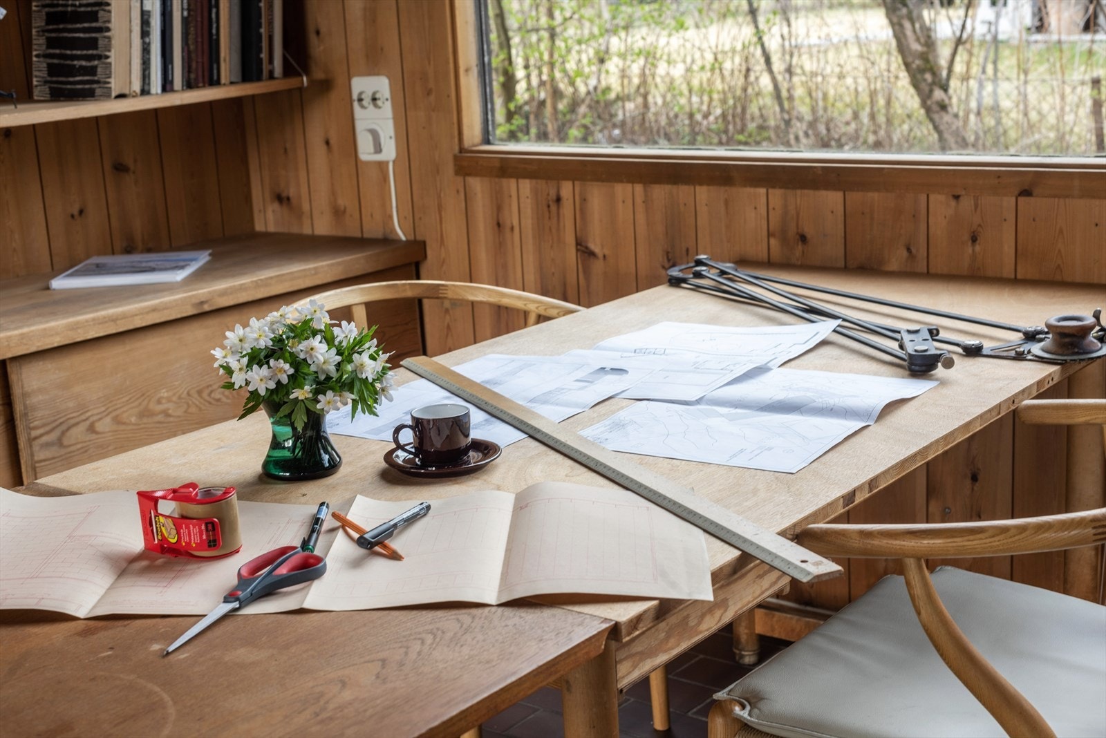 Her satt Wenche og Jens og videreutviklet Norsk byggetradisjon. Galleribilde