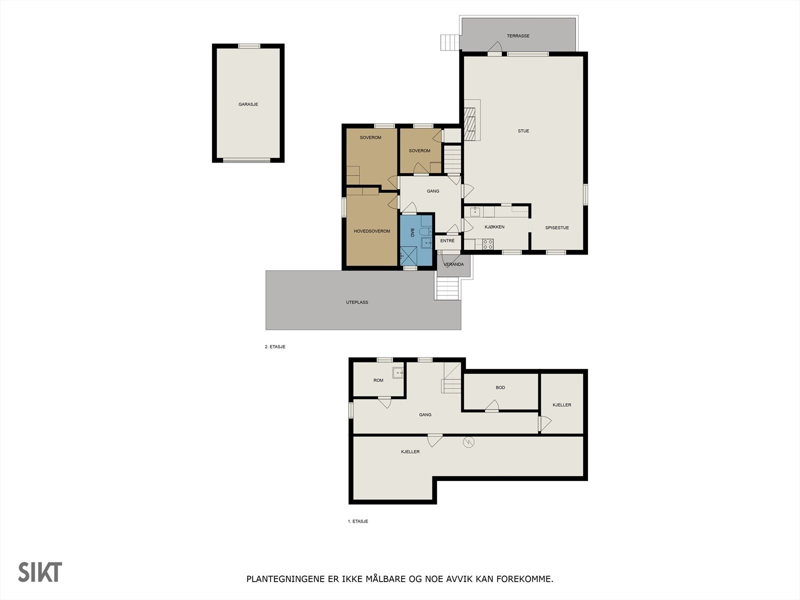 Plantegning Galleribilde