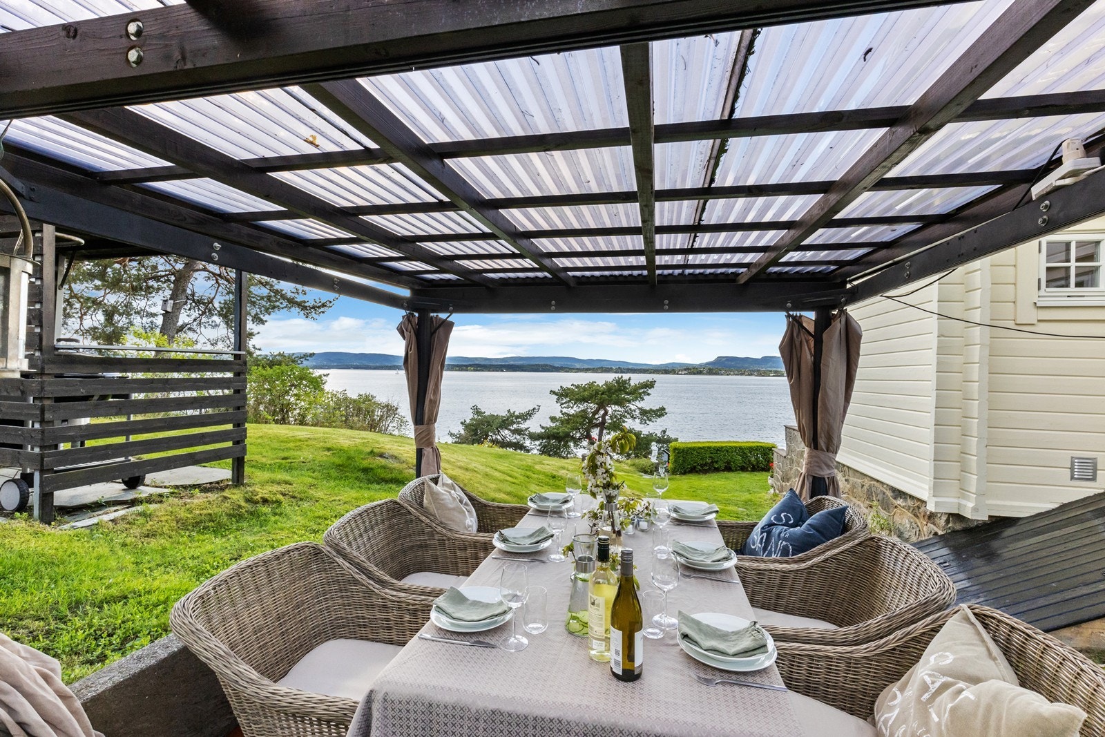 Koselig uteplass Galleribilde