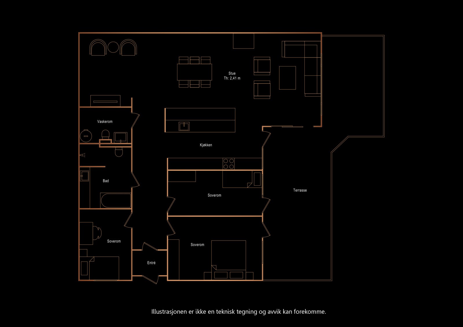 Planskisse Galleribilde