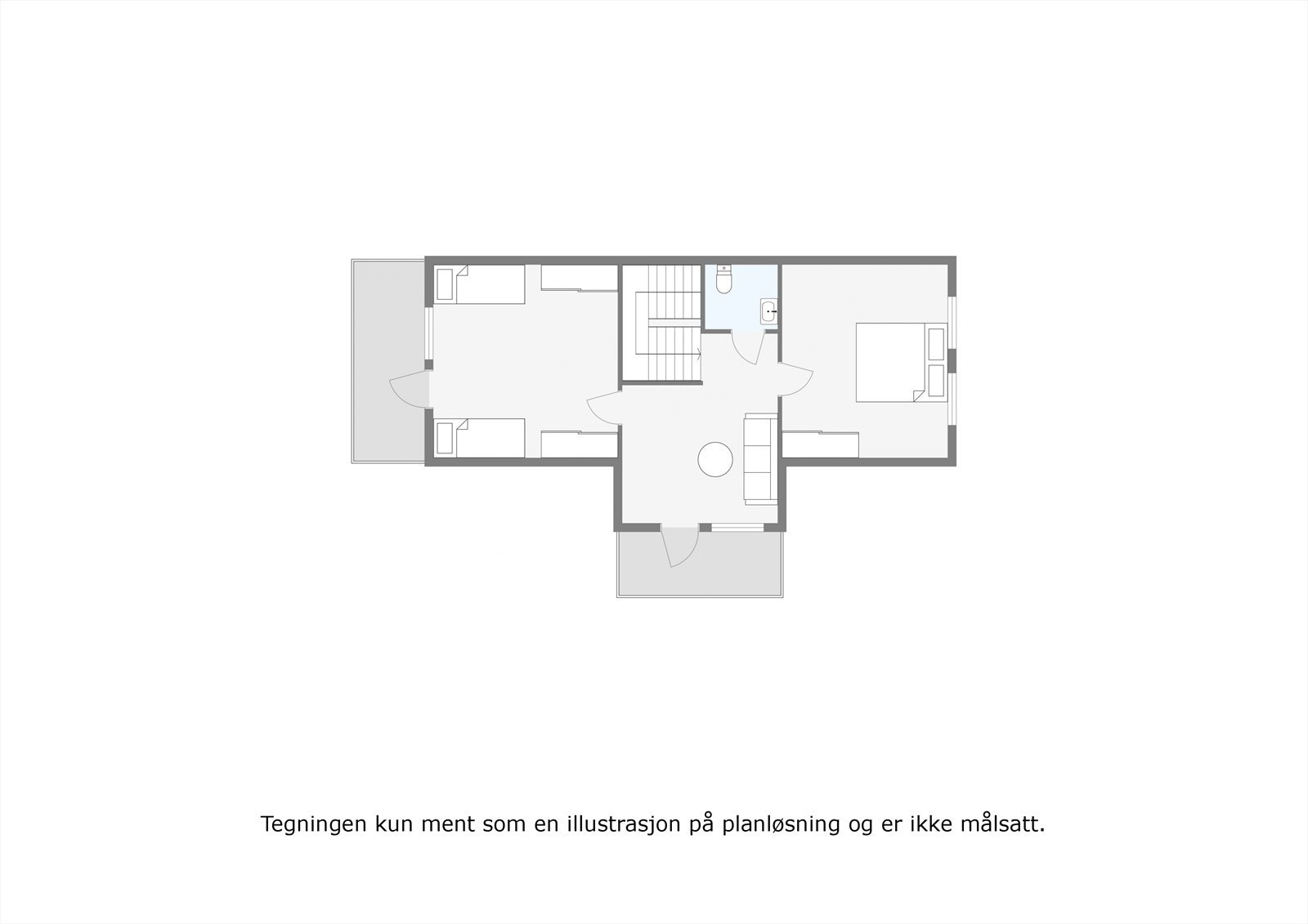 Plantegning 2. etasje Galleribilde