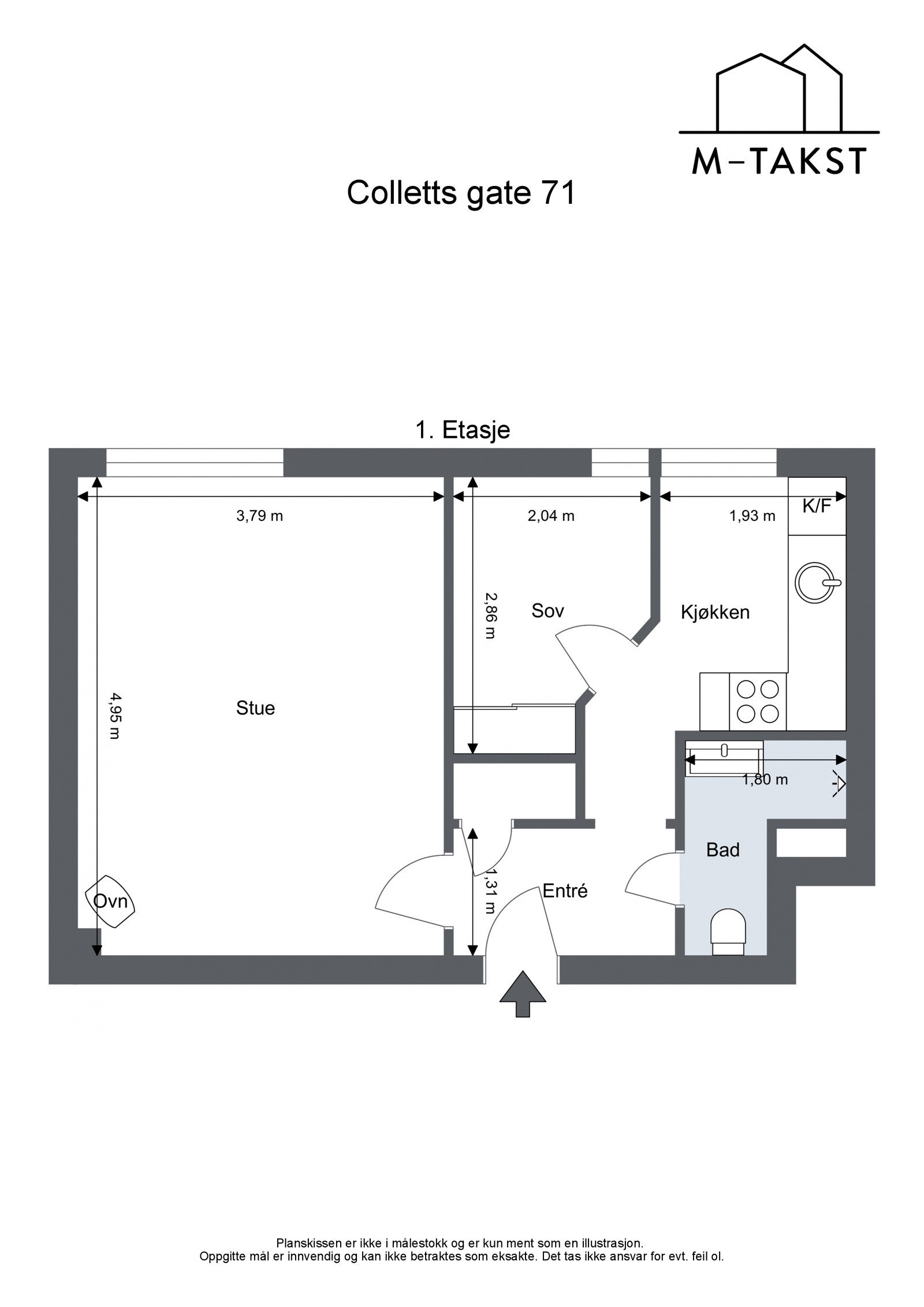 Colletts gate 71 - 1. Etasje Galleribilde