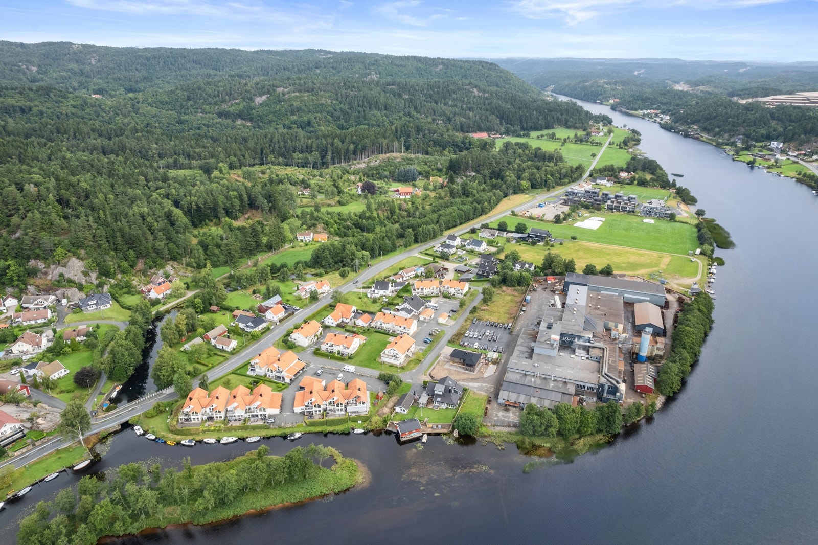 Dronefoto Galleribilde