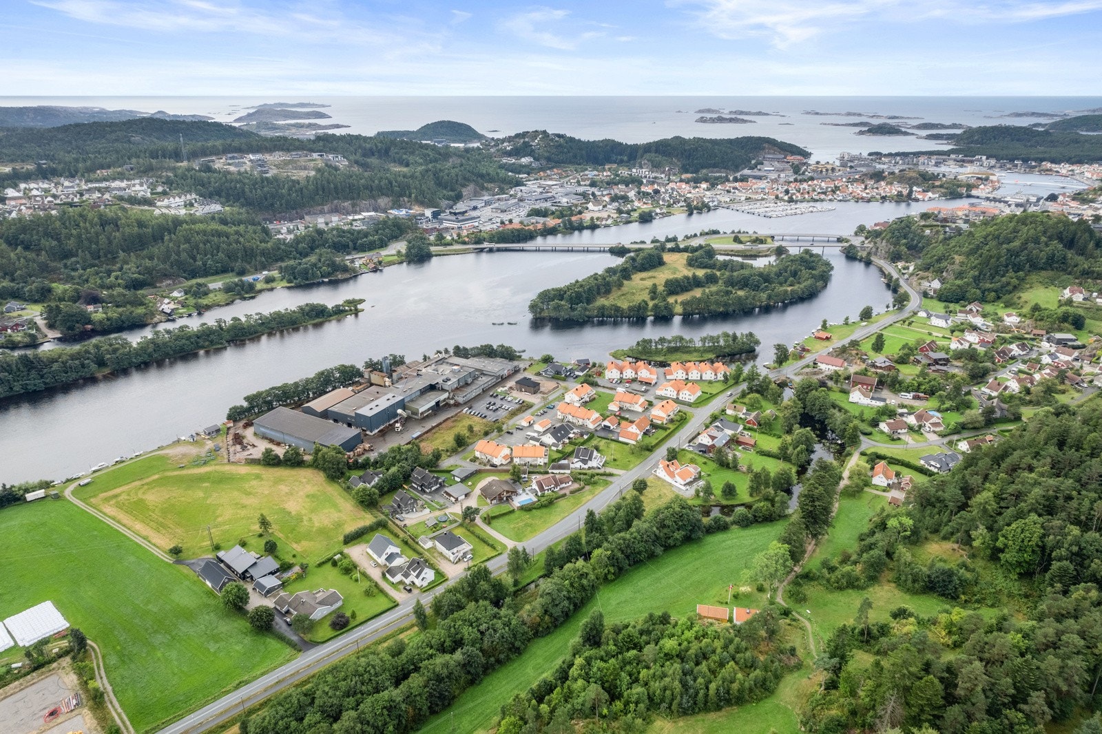 Dronefoto Galleribilde