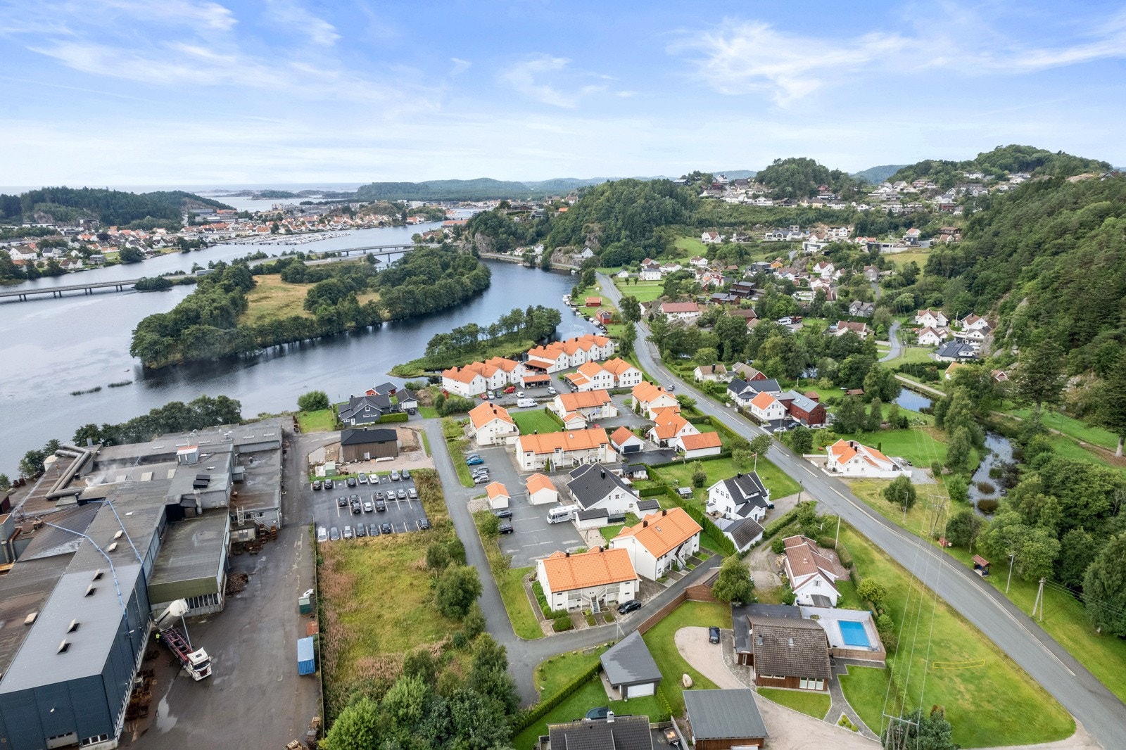 Dronefoto Galleribilde