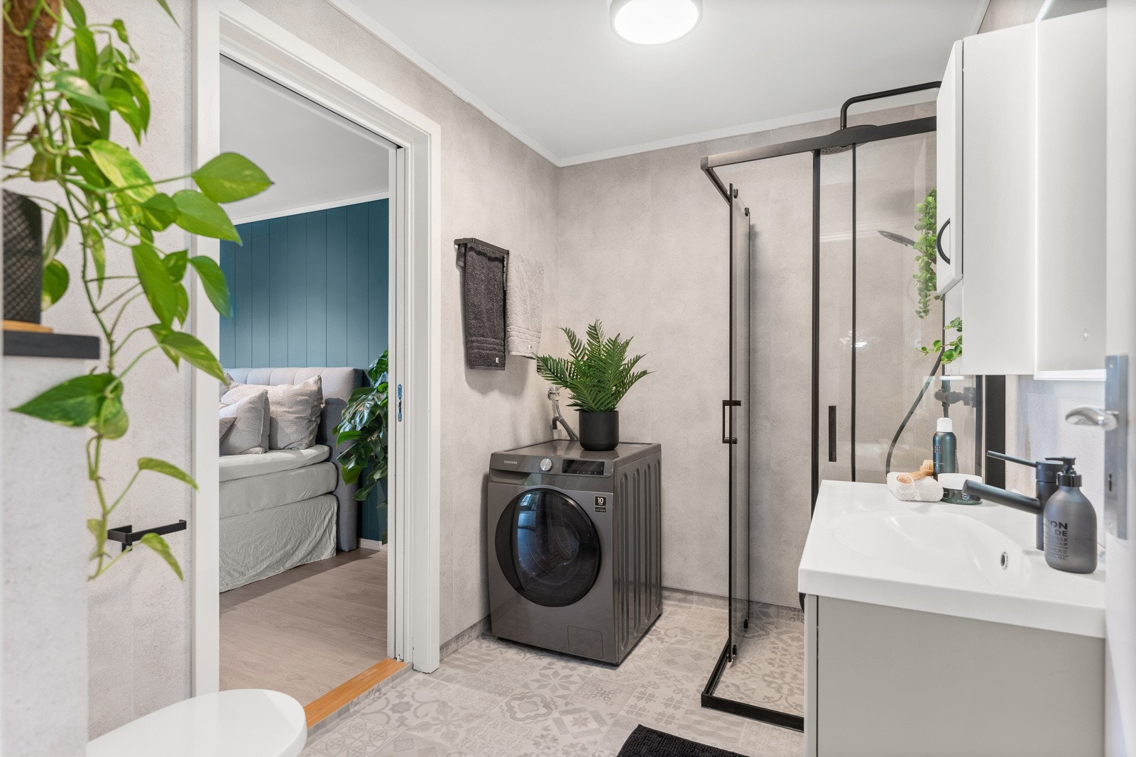 med opplegg til vaskemaskin Galleribilde