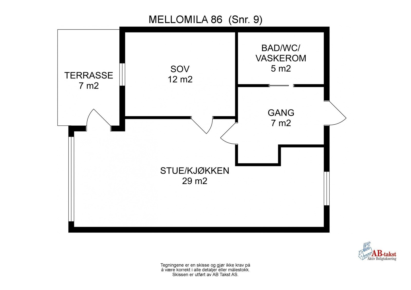 Planskisse Galleribilde