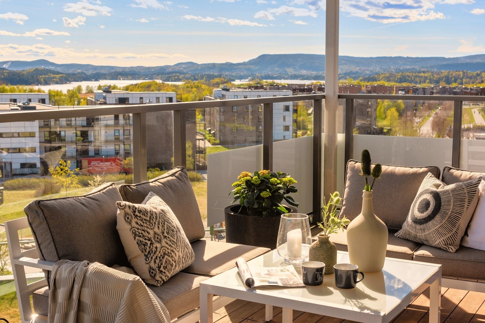 Følelsen av å være over all annen bebyggelse er helt unik på Fornebu Panorama. Galleribilde