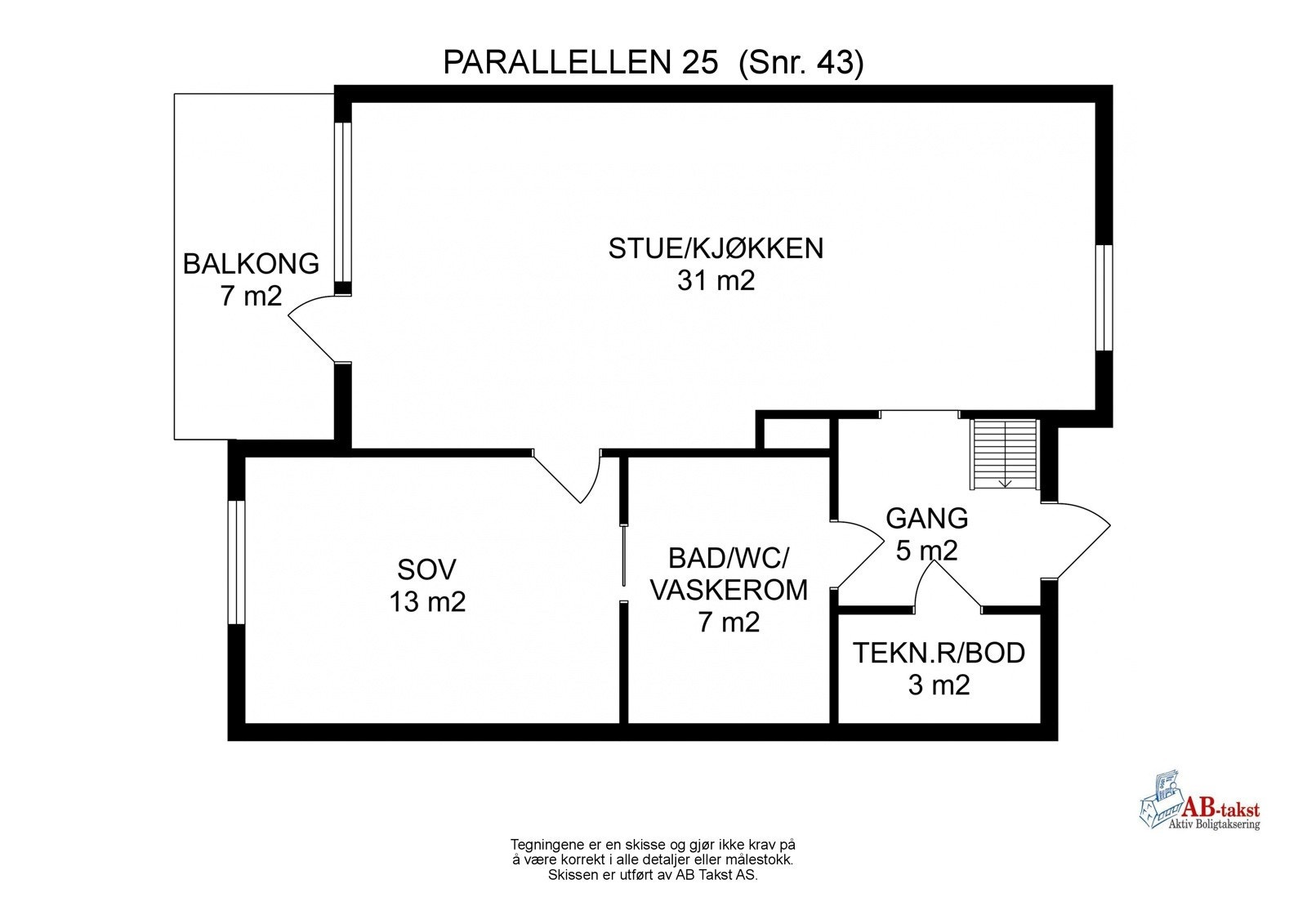 Planskisse 2. etasje Galleribilde