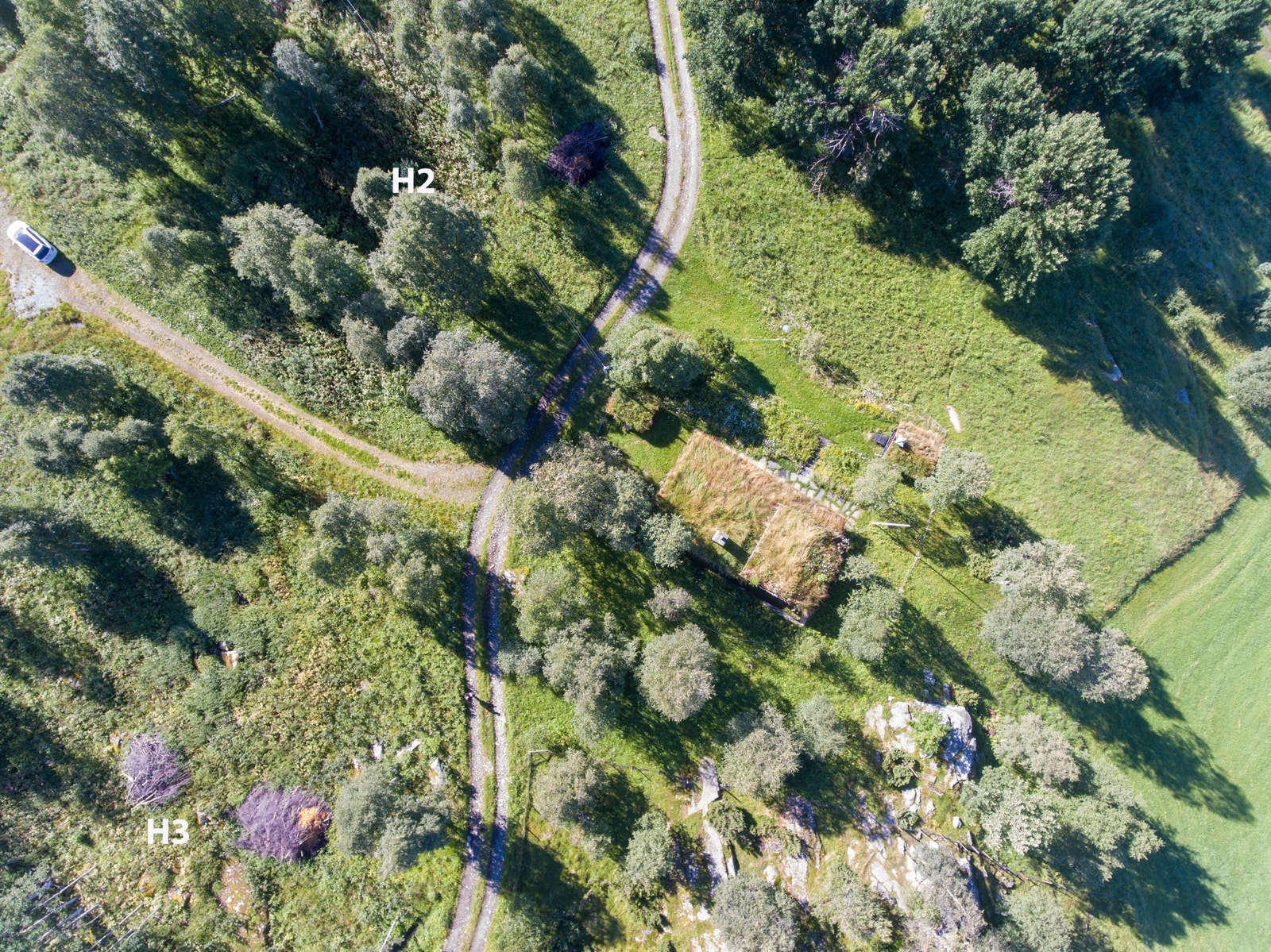 Tomtene er fra 649 kvm. til 759 kvm. store Galleribilde