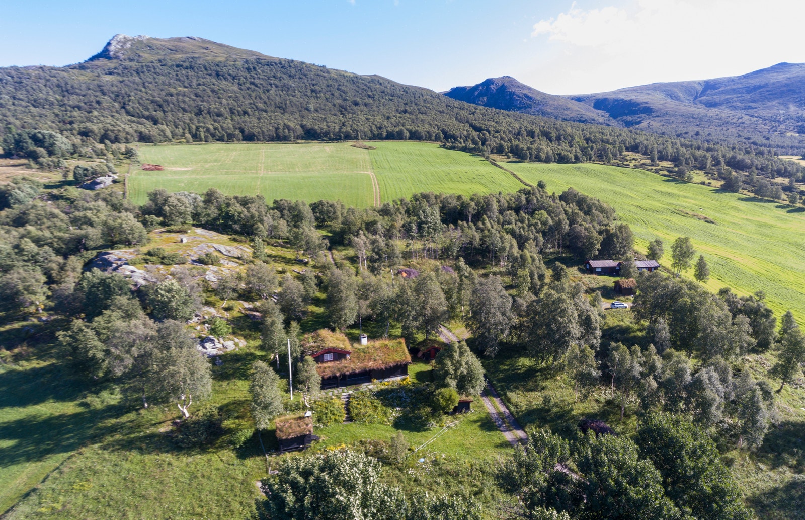 Vi presenterer 7 nye tomter i sørvendte Haugland hytteområde Galleribilde