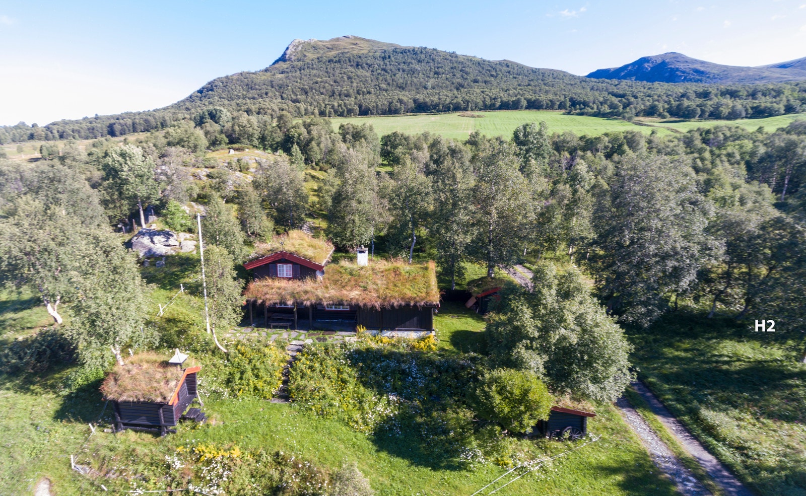 Tomtene selges med opparbeidet adkomst, strøm, avløp og vann lagt til tomtegrensen Galleribilde