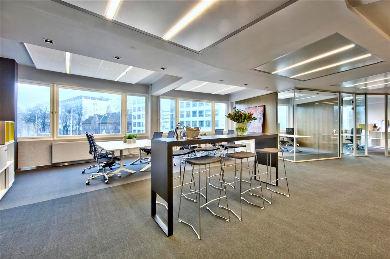 Romplan passer godt for åpent landskap så vel som cellekontor Galleribilde