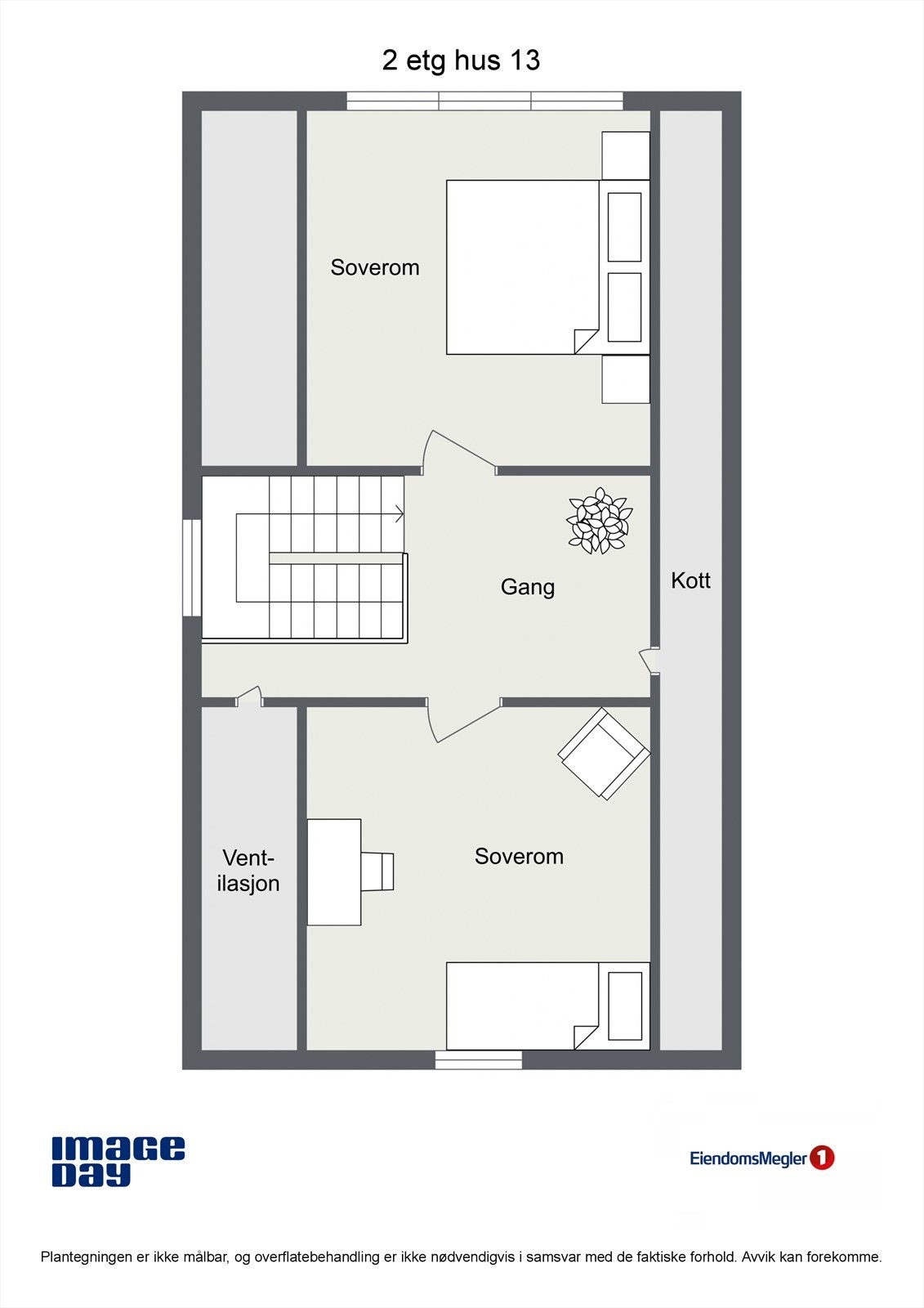 - Plantegning hus 13 - Galleribilde