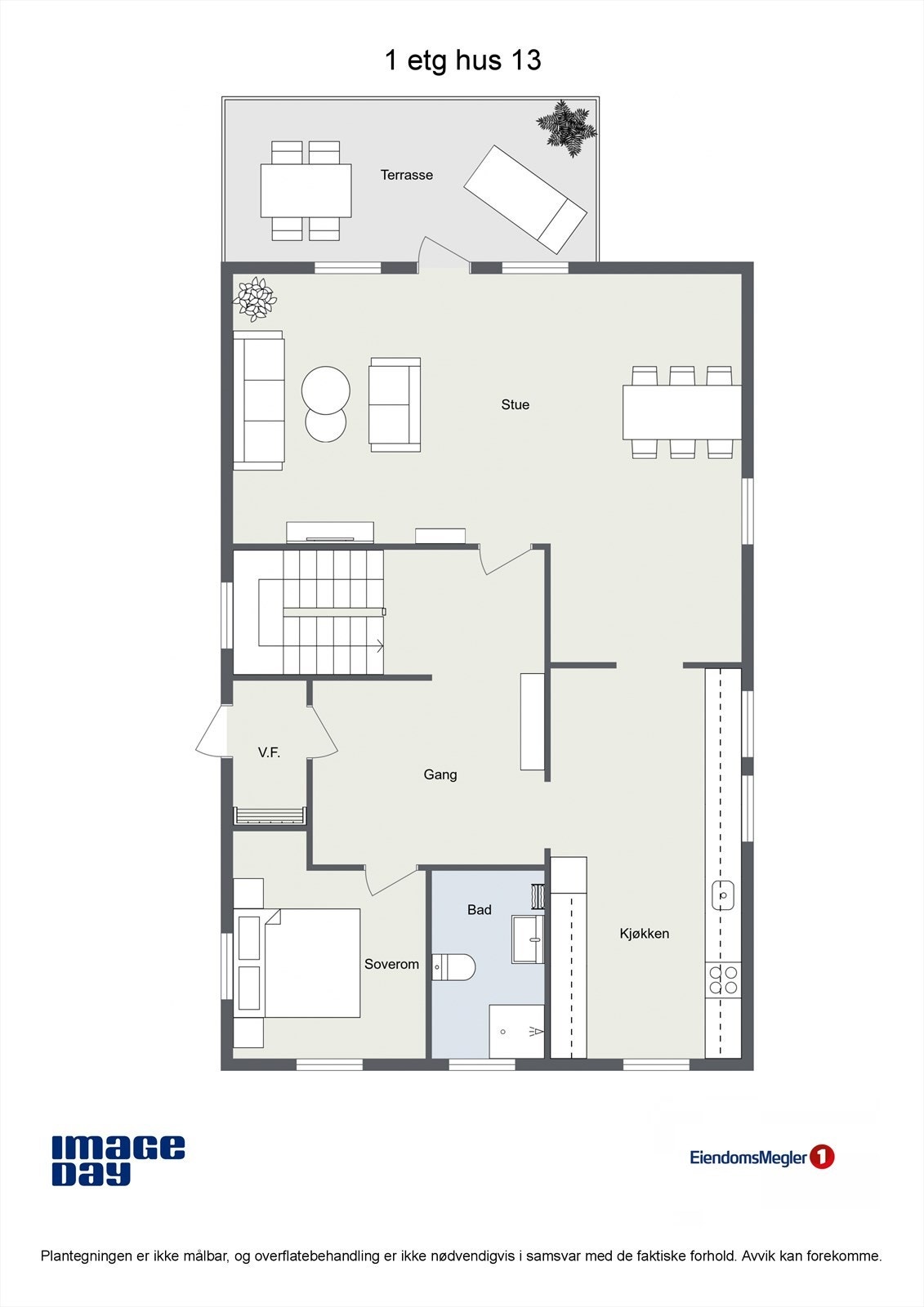 - Plantegning hus 13 - Galleribilde