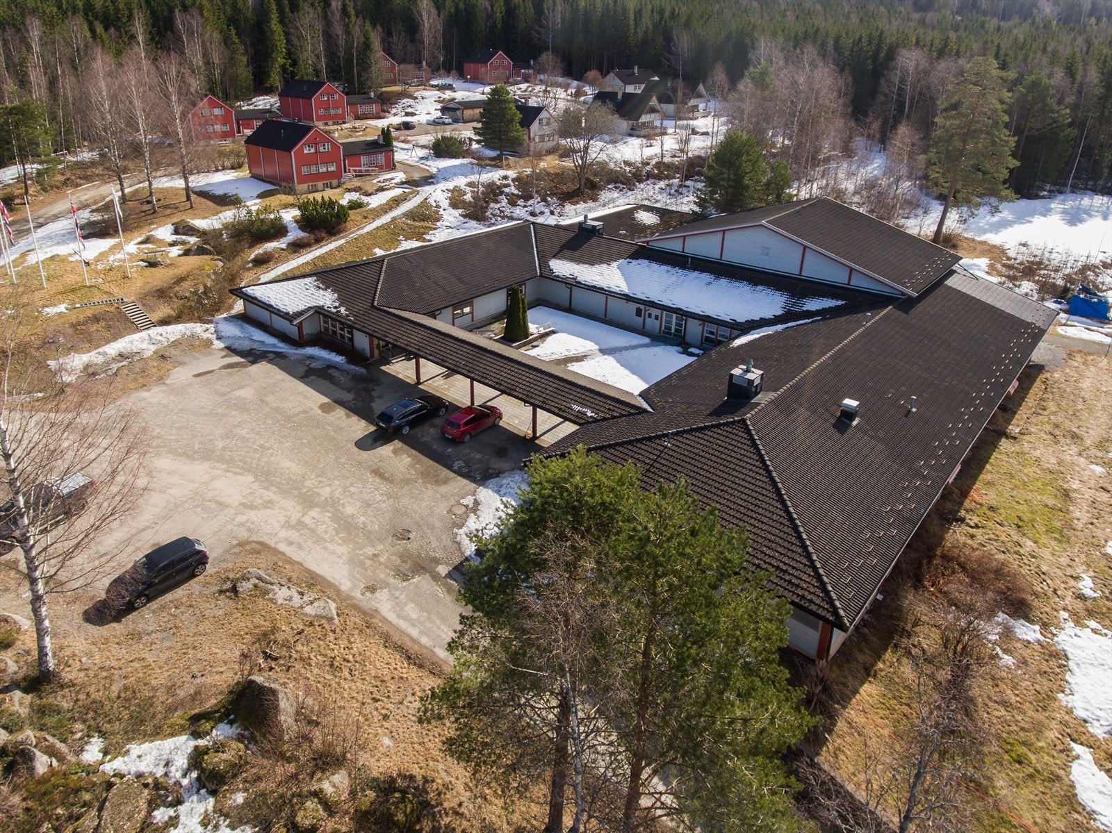 Dronefoto. Galleribilde