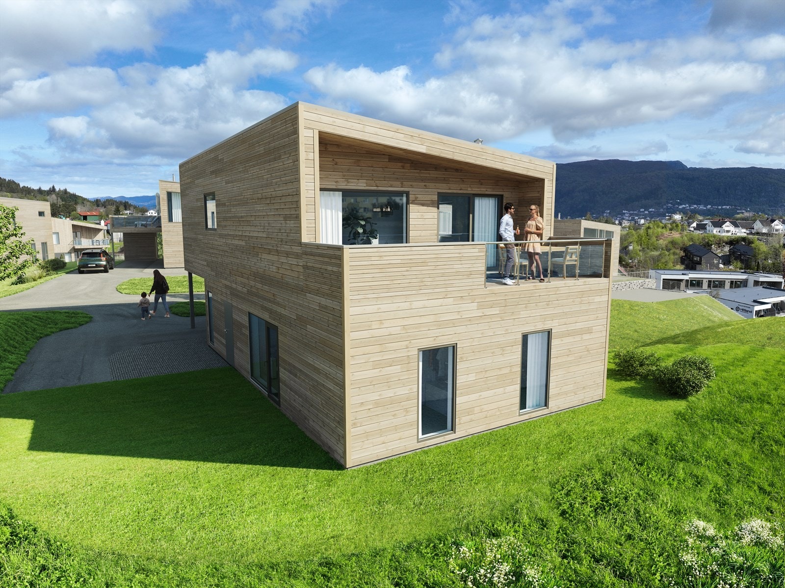 Hus B utside Galleribilde