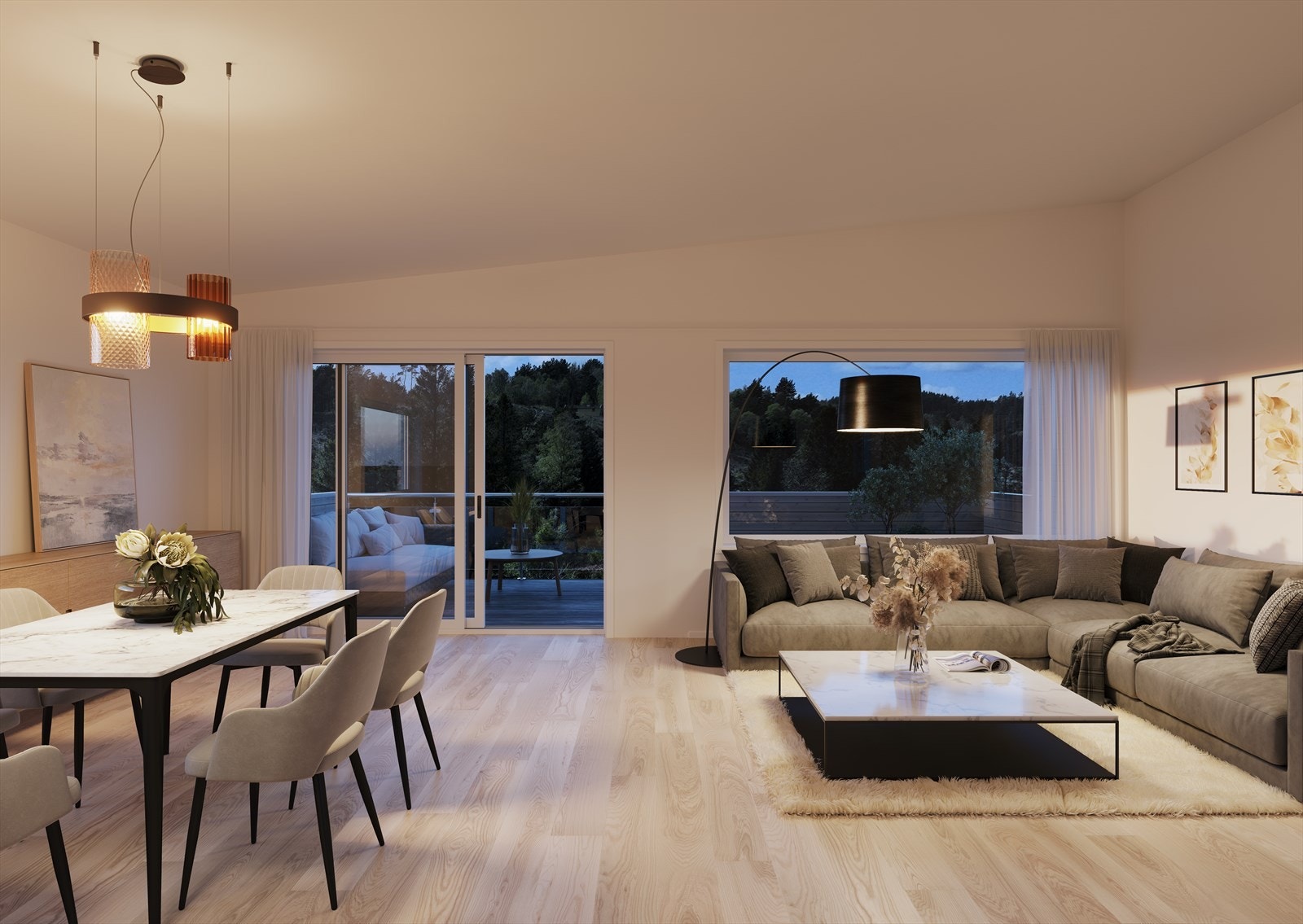 Hus B interiør Galleribilde