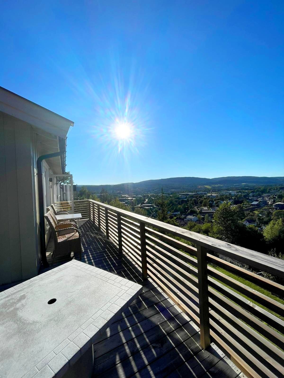 Utsikt mot kirkerudbakken Galleribilde