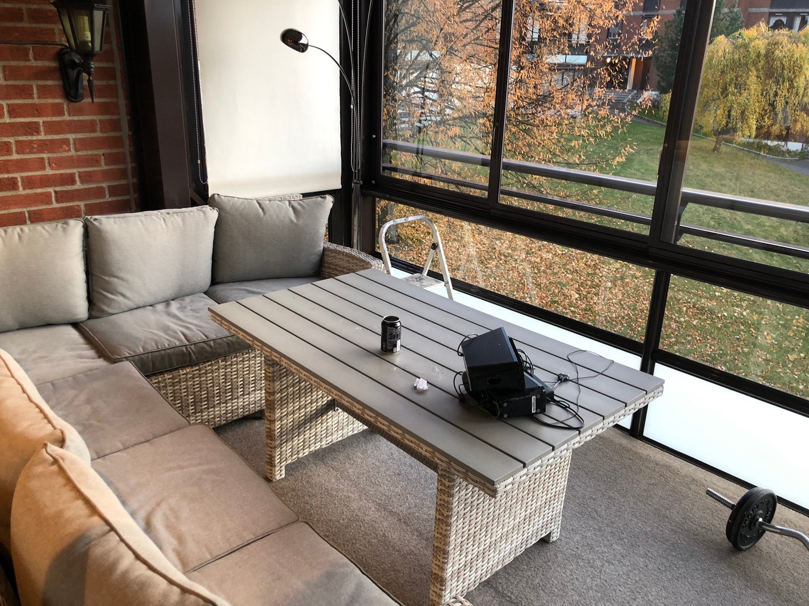 Innglasset balkong Galleribilde