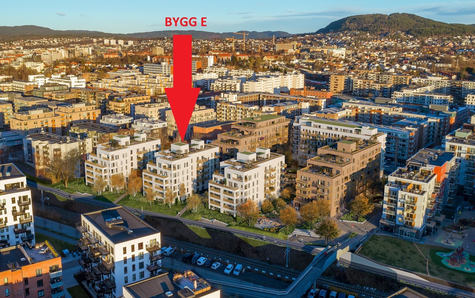 Her ligger Bygg E Galleribilde