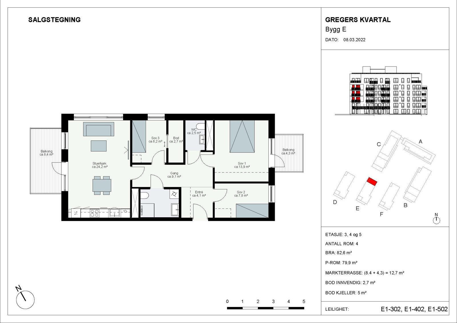 GK_Salgstegning_Leil E1-302, E1-402, E1-502 Galleribilde