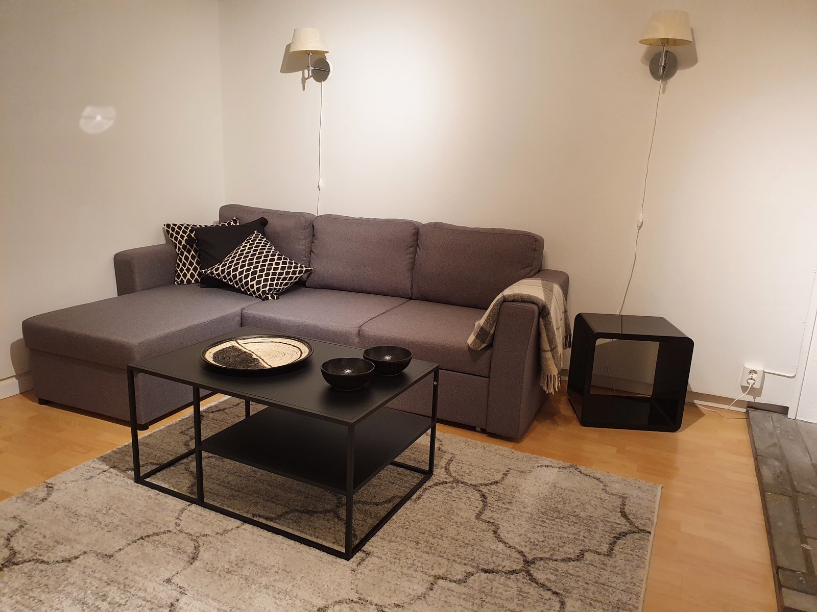 Hjørne/sove-sofa Galleribilde