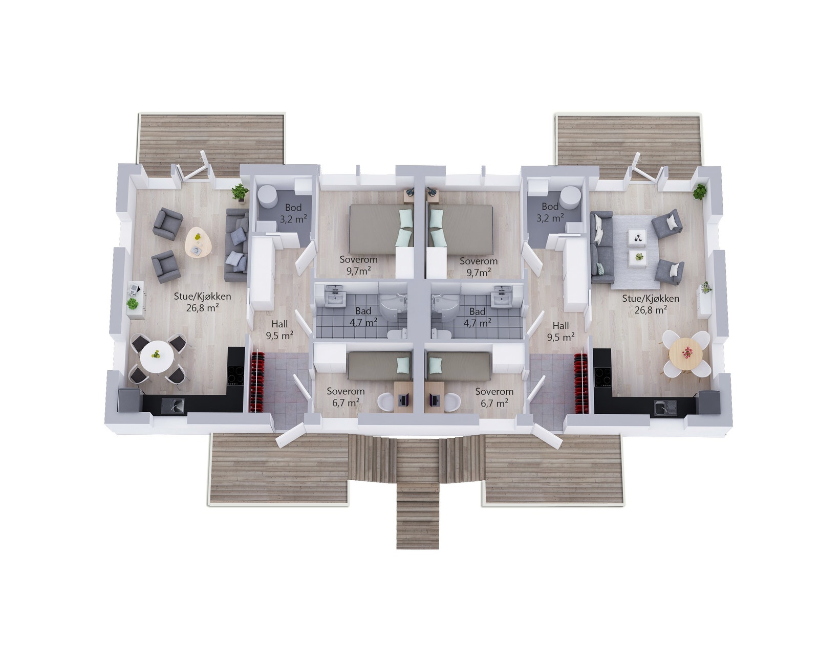 Plantegning 2 etasje Galleribilde