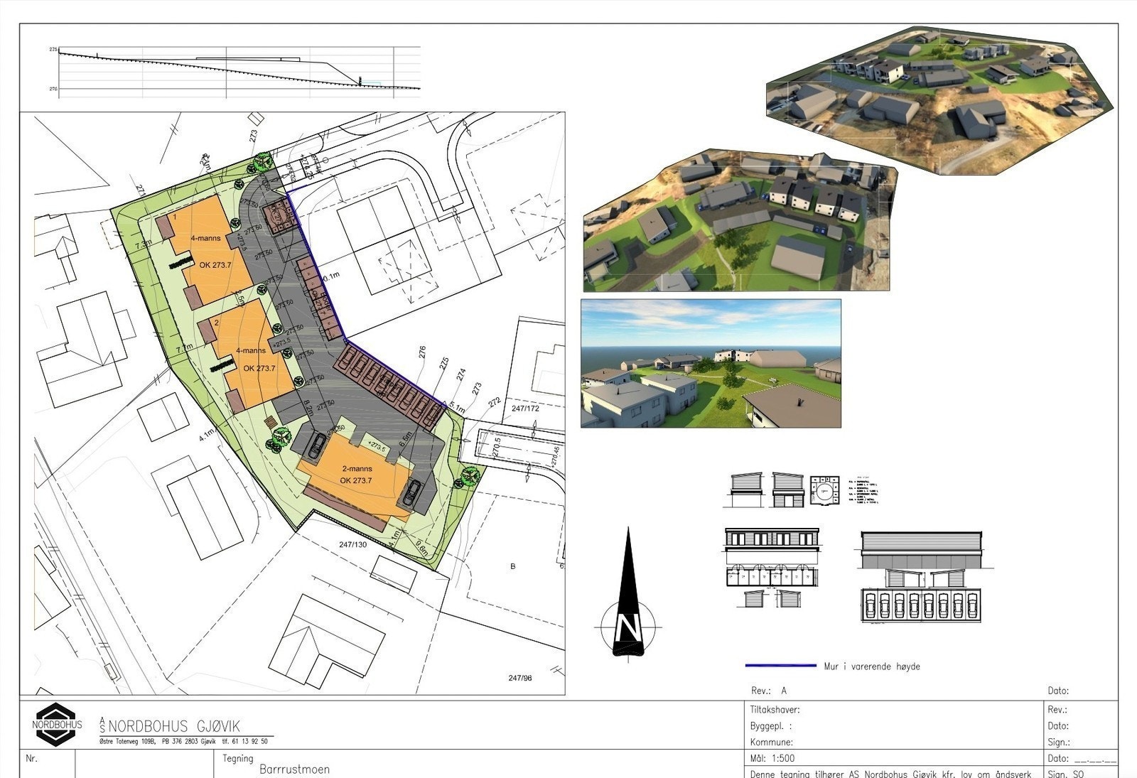 Situasjonsplan Galleribilde