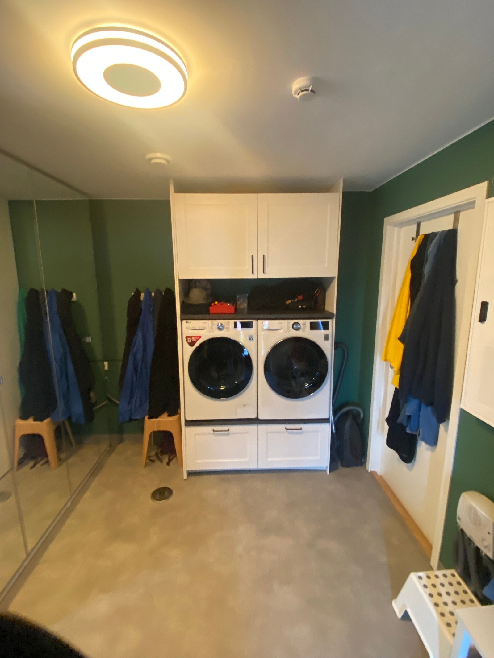 Vaskerom er felles Galleribilde