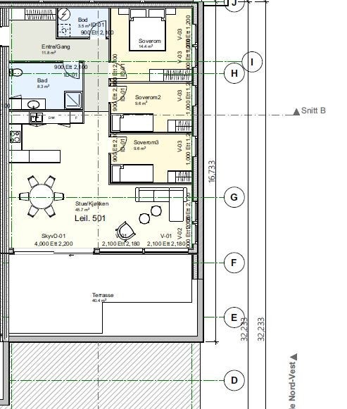 Plantegning L501 Galleribilde
